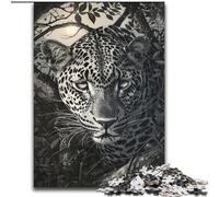 Jigsaw Puzzles for Teenagers 1000 Pieces African Leopard, Learning Educational Toys Unique Birthday And Gifts for Age 14+ (Size 50x75cm)