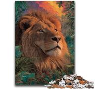 Jigsaw Puzzles for Teenagers 1000 Pieces African Lions Help The Brain Exercise Addictive Toys to Cultivate Patience Suitable for Couples 50x75cm