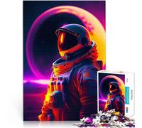 Jigsaw Puzzles for teenagers 1000 Pieces alone in space Spiele Spielzeug Geschenk Geeignet für die Schreibtischdekoration52x38cm