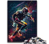 Jigsaw Puzzles for Teenagers 1000 Pieces American Football Adult Jigsaw,Educational Games Wall Decoration Unique Birthday And Xmas Gifts (38x26cm)