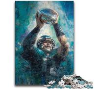 Jigsaw Puzzles for Teenagers 1000 Pieces American Football Family Game Stress Reliever Difficult Challenge Suitable for Couples 26x38cm