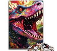 Jigsaw Puzzles for Teenagers 1000 Pieces Ancient Dinosaurs 1000 Piece Jigsaw,Artistic Wall Decor & Birthday Gift Idea for Friends, Home Office (50x75cm)