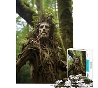 Jigsaw Puzzles for Teenagers 1000 Pieces Ancient Tree Spirit Challenging Game Toys Educational Game Enhance Memory Secret Santa Gifts (Size 38x26cm)