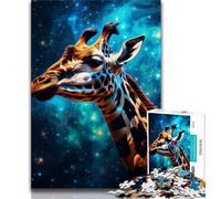 Jigsaw Puzzles for Teenagers 1000 Pieces Animal Giraffe Teenager Puzzles,Unique Birthday And Gifts for Age 14 Years Up (size 38x26cm)