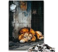 Jigsaw Puzzles for Teenagers 1000 Pieces Animal Lion Train Your Brain And Hands Parent-child Interaction for Age 14+ 38x26cm