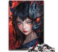 Jigsaw Puzzles for Teenagers 1000 Pieces Anime Flying Dragon Girl 1000 Pieces for Teenagers,for Challenging Toy Game And Family Play (50x75cm)