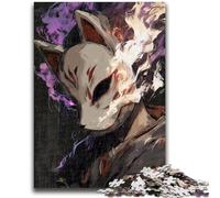 Jigsaw Puzzles for Teenagers 1000 Pieces Anime Fox Mask Boy Puzzles,Challenging Game Gifts for Is Ideal As A Gift for The Whole Family (38x26cm)