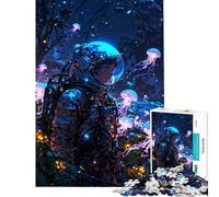 Jigsaw Puzzles for Teenagers 1000 Pieces Anime Girl Lost in Wonder Educational Challenge Difficult Hard Brain Teaser Game for And from 14 Years And over (38x52cm)