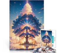 Jigsaw Puzzles for teenagers 1000 Pieces anime life tree Lernspiele DIY Spielzeug mit passendem Poster und Quizblatt52x38cm