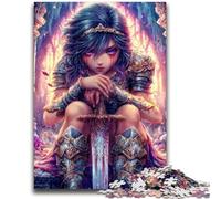 Jigsaw Puzzles for Teenagers 1000 Pieces Anime Queen Girl Adult Puzzles,family Fun Games Is Ideal As A Gift for The Whole Family (26x38cm)