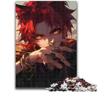 Jigsaw Puzzles for Teenagers 1000 Pieces Anime Wolf Man 1000 Piece Jigsaw,Artistic Wall Decor & Birthday Gift Idea for Friends, Home Office (50x75cm)