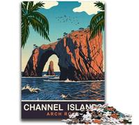 Jigsaw Puzzles for Teenagers 1000 Pieces Arch Rock on The Water Challenging To Complete But Fun And Humorous Birthday Present, Gifts, Wall Art (size 38x52cm)
