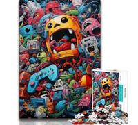 Jigsaw Puzzles for Teenagers 1000 Pieces Art Gamepad Teenager Puzzles,Unique Birthday And Gifts for Age 14 Years Up (size 75x50cm)