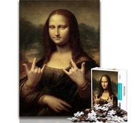 Jigsaw Puzzles for Teenagers 1000 Pieces Art Mona Lisa Teenager Jigsaw,Educational Toy Funny Family Games Unique Home Decor (size 38x26cm)