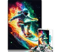 Jigsaw Puzzles for Teenagers 1000 Pieces Astro on Fire Teenager Jigsaw,Educational Toy Funny Family Games Unique Home Decor (size 75x50cm)