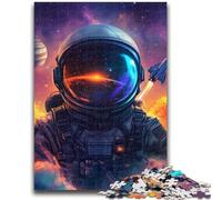 Jigsaw Puzzles for Teenagers 1000 Pieces Astronaut 1000 Piece Jigsaw,Artistic Wall Decor & Birthday Gift Idea for Friends, Home Office (50x75cm)