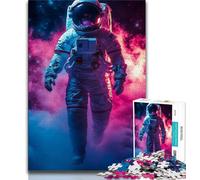 Jigsaw Puzzles for Teenagers 1000 Pieces Astronaut 1000 Piece Jigsaw,Artistic Wall Decor & Birthday Gift Idea for Friends, Home Office 38x26cm
