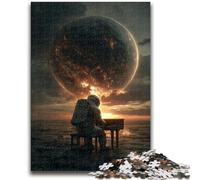 Jigsaw Puzzles for Teenagers 1000 Pieces Astronaut Art 1000 Piece Jigsaw,Artistic Wall Decor & Birthday Gift Idea for Friends, Home Office (26x38cm)