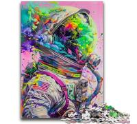 Jigsaw Puzzles for Teenagers 1000 Pieces Astronaut Dream Puzzles for Teenagers,Educational Toy Funny Family Games Unique Home Decor (26x38cm)