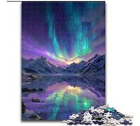 Jigsaw Puzzles for Teenagers 1000 Pieces Aurora, Learning Educational Is Ideal As A Gift for The Whole Family (Size 26x38cm)