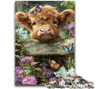 Jigsaw Puzzles for Teenagers 1000 Pieces Baby Yak 1000 Pieces for Teenagers,for Challenging Toy Game And Family Play (50x75cm)