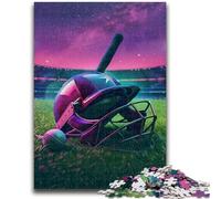Jigsaw Puzzles for Teenagers 1000 Pieces Baseball Players Adult Puzzles,family Fun Games Is Ideal As A Gift for The Whole Family (26x38cm)