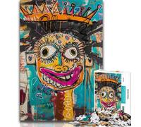 Jigsaw Puzzles for Teenagers 1000 Pieces Basquiat-style Child,Educational Games Home Decoration Birthday Present,Gifts,Wall Art (38x26cm)