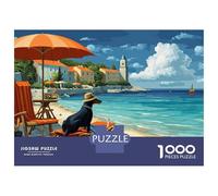 Jigsaw Puzzles for Teenagers 1000 Pieces Beachside Relaxation Puzzles for Adults Anti-Stress Toys Wall Art Birthday And Unique Gifts 38x26cm/1000pcs