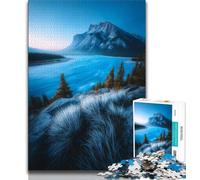 Jigsaw Puzzles for Teenagers 1000 Pieces Beautiful Mountains And Lakes,Help The Brain Exercise Addictive Toys to Cultivate Patience Perfect Decoration 38x26cm