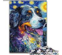 Jigsaw Puzzles for Teenagers 1000 Pieces Bernese Mountain Dog, Educational Toys Is Ideal As A Gift for The Whole Family (Size 26x38cm)