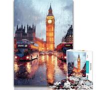 Jigsaw Puzzles for Teenagers 1000 Pieces Big Ben, London 1000 Pieces for Adults,family Fun Games Is Ideal As A Gift for The Whole Family 50x75cm