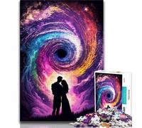 Jigsaw Puzzles for Teenagers 1000 Pieces Black Hole Romance Teenager Puzzles,Unique Birthday And Gifts for Age 14 Years Up (size 38x26cm)