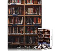 Jigsaw Puzzles for Teenagers 1000 Pieces Books And Knowledge Challenging Game Toys Difficult Challenge Great Gift Size 38x52cm