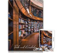 Jigsaw Puzzles for Teenagers 1000 Pieces Books And Knowledge Family Fun & Game Night Perfect Decoration Toy Wall Decor Size 38x26cm