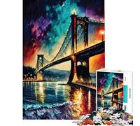 Jigsaw Puzzles for Teenagers 1000 Pieces Bosphorus Bridge Istanbul 1000 Piece Jigsaws Home Decoration Toys Presents for Women Birthday And Unique Gifts (38x52cm)