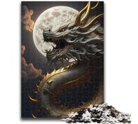 Jigsaw Puzzles for Teenagers 1000 Pieces Brave Dragon Train Your Brain And Hands Parent-child Interaction for Age 14+ 38x26cm