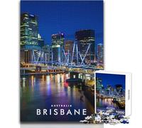 Jigsaw Puzzles for Teenagers 1000 Pieces Brisbane Australia Challenging Game Toys Difficult Challenge Great Gift Size 50x75cm