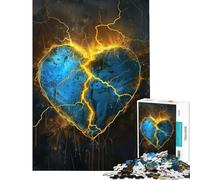 Jigsaw Puzzles for Teenagers 1000 Pieces Broken Heart Jigsaws for Adults Family Game Enhance Memory for Is Ideal As A Gifts (Size 50x75cm)