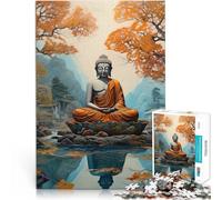 Jigsaw Puzzles for teenagers 1000 Pieces Buddha - Lotus of Serenity Lernspiele Heimdekoration Spielzeug75x50cm