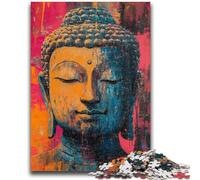 Jigsaw Puzzles for Teenagers 1000 Pieces Buddha Oil Painting Learning Educational Toys Family Games Gifts for Friends And Family 26x38cm