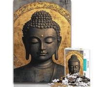 Jigsaw Puzzles for Teenagers 1000 Pieces Buddha Statues Teenager Puzzles,Unique Birthday And Gifts for Age 14 Years Up (size 75x50cm)