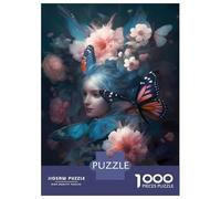 Jigsaw Puzzles for Teenagers 1000 Pieces Butterfly Darling Puzzles for Adults Hands-on Game Difficult Challenge for Is Ideal As A Gift 52x38cm/1000pcs