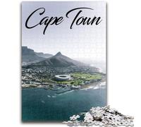 Jigsaw Puzzles for Teenagers 1000 Pieces Cape Town Train Your Brain And Hands Parent-child Interaction for Age 14+ (size 38x26cm)