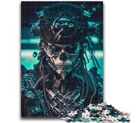 Jigsaw Puzzles for Teenagers 1000 Pieces Captain Skeleton Vibrant And Unique Design Relaxing & Challenging Puzzle Experience 50x75cm