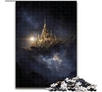 Jigsaw Puzzles for Teenagers 1000 Pieces Castle in The Clouds, Learning Educational Is Ideal As A Gift for The Whole Family (Size 26x38cm)