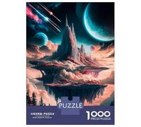 Jigsaw Puzzles for Teenagers 1000 Pieces Celestial Castle Realms Adult Puzzles Toy Wall Decor But Fun And Humorous Unique Gifts for Birthday And Christmas 70x50cm/1000pcs