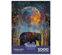 Jigsaw Puzzles for Teenagers 1000 Pieces Celestial Elephant Jigsaws for Adults Relaxing Games Analysis And Logic Difficult And Challenge 70x50cm/1000pcs