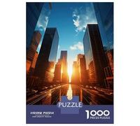 Jigsaw Puzzles for Teenagers 1000 Pieces Cityscape Reflections Puzzle for Adults Toy Wall Decor Difficult Challenge for Is Ideal As A Gift 70x50cm/1000pcs