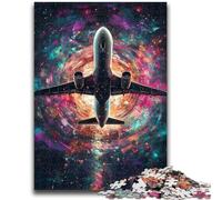 Jigsaw Puzzles for Teenagers 1000 Pieces Color Plane Family Game Stress Reliever Difficult Challenge Suitable for Couples 50x75cm