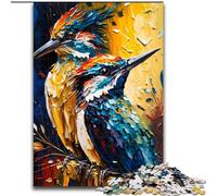 Jigsaw Puzzles for Teenagers 1000 Pieces Colored Bird Duo, for Ages 14 And over Each Piece Is Unique - Fun And Challenging Game for The Whole Family Good Gift (Size 50x75cm)